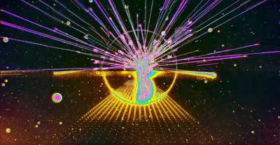 Screenshot of Precious and Fragile, a demo by ASD